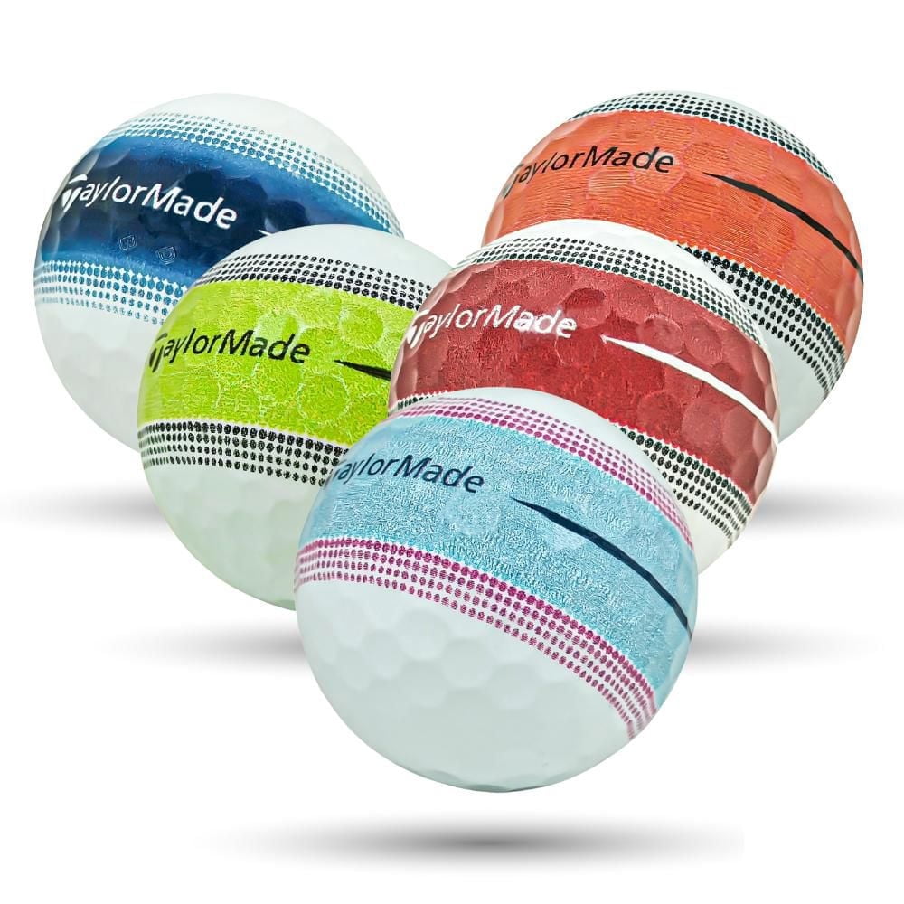 Mulligan - 36 Taylormade Tour Response Stripe 5A Mint Recycled Used Golf Balls, Mix