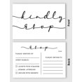 thumbnail image 3 of Inkdotpot 50 Blank RSVP Postcards Classy Script Style Print 4"X6" Response Cards,RSVP Reply Card For Wedding,Bridal Shower,Baby Shower, 3 of 5
