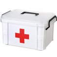 thumbnail image 2 of Boîte de Premiers Soins Transparente Boîte de Rangement Portable pour Médicaments Trousses de Sécurité d'Urgence, 2 of 8