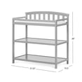 thumbnail image 3 of Forever Eclectic Curve Top Changing Table, 3 of 6