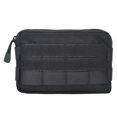 thumbnail image 1 of TOPTIE Tactical Molle Pouch, Horizontal Admin Pouch, Small Utility EDC Gear Tool Bag-Black, 1 of 6