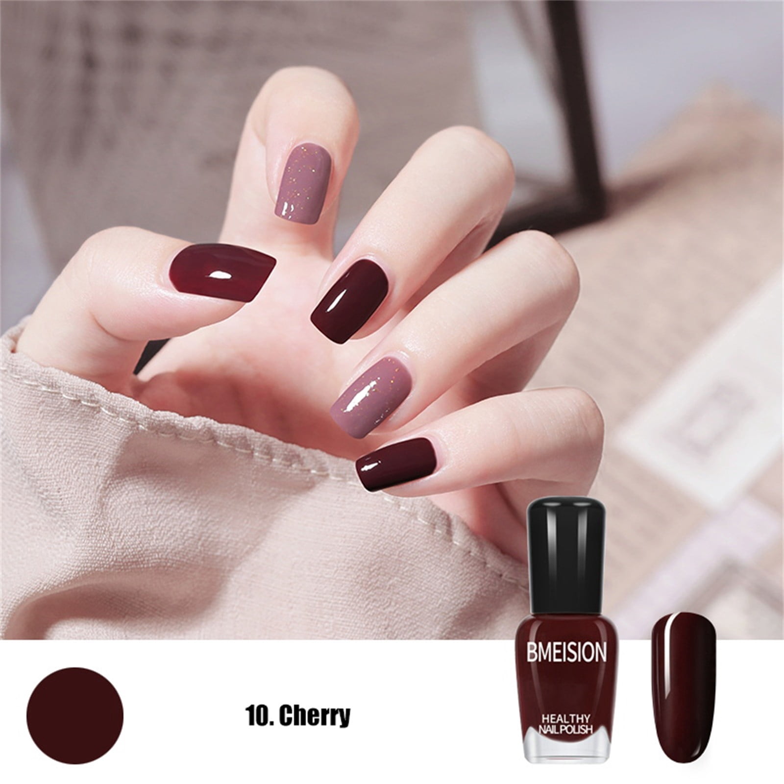 FcBaudy Nail Polish, Gifts for Women Matte nail polish Long-lasting no-bake whitening quick-drying matte nail polish 8ml Nail stickers