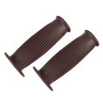 thumbnail image 2 of Xingzhi Pair Universal Motorcycle HandleBar Hand Grip Retro Handlebar Brown 25 28MM, 2 of 8