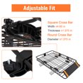 thumbnail image 4 of AKDSteel Universal Roof Rack Basket, 64x39/46x36 Inch Steel Cargo Carrier with Adjustable Extension, 200 lbs Capacity for SUV, 4 of 7