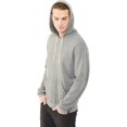 thumbnail image 3 of Alternative Mens Challenger Eco-Fleece Hooded Sweatshirt 9595, XL, Eco Grey, 3 of 5