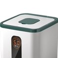 thumbnail image 4 of Bac de Rangement Scellé pour Grains Multifonction pour Garde-Robes, Organisation des Aliments Secs pour Comptoirs et Armoires, Vert 5 L, 4 of 8