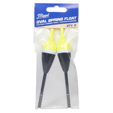 J-Rigged Tackle Supply Flotteur à ressort ovale en balsa