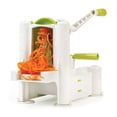 thumbnail image 4 of Starfrit Coupe-Spirales Repliable, 3 Lames Interchangeables, Design Compact, Pieds Ventouses, Plateau de Rangement Sécuritaire, Pour Nouilles de Légumes et Tranches Spirales, 4 of 7