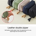 thumbnail image 4 of Solid Color Cosmetic Bag Makeup Case Waterproof Pouch Travel Print Travel Fashion Large Capacity Handbag Multifunctional for L/Pink, 4 of 9