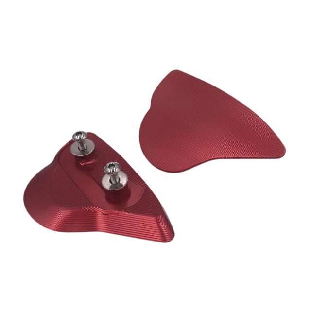 jinwen 2 Pieces Motorcycle Mirror Block Off Plates for -r6 2017-2024 red