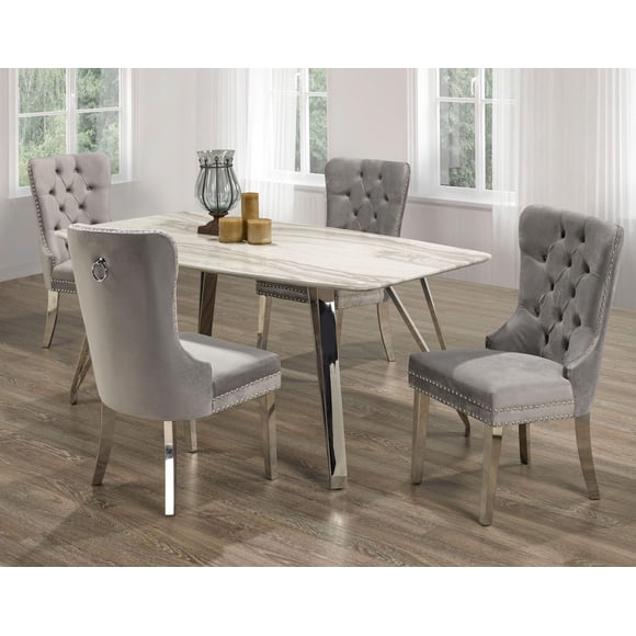 Rosemount 5-Piece Dining Set, Grey