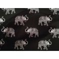 thumbnail image 4 of oneOone Cotton Poplin Fabric Elephant Block Printed Craft Fabric BTY 56 Inch Wide, 4 of 4