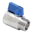 thumbnail image 1 of PN63 Mini Ball Valve, Compact Female To Male Ball Valve  Stable Portable Stainless Steel  For Beer Homebrew Tap Head, 1 of 8