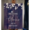 thumbnail image 2 of Darling Souvenir MADE WITH LOVE PersonalizedWelcomeBirthdaySignFlowers With Wood Panel,Large Decorative Poster For Birthday Party, Celebrations- 18x12, 2 of 5