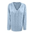 thumbnail image 4 of EGNMCR Cardigans pour Femmes, Pulls pour Femmes Mode Ample Grande Taille Couleur Capuche Manches Longues Hauts Chandail Femmes, 4 of 8