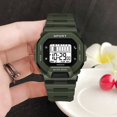 thumbnail image 3 of Student Watch LED Large Screen Waterproof Adjustable Multifunctional Comfortable to Wear Square Dial LED Digital Watch Daily Wear, 3 of 11