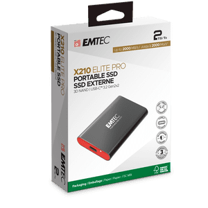 Emtec SSD 3.2Gen2x2 X210 ELITE PRO 2TB Portable