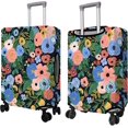 thumbnail image 5 of Travel Luggage Cover Suitcase Protector Fits 18-32 Inch Luggage Wheel Covers Patterned Travel Related Items Flower Luggage Protector Elastic Luggage Anti-scratch Suitcase Cover XL, 5 of 5