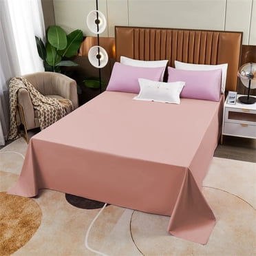 EGNMCR Simples Solid Color Bed Sheet Singles Piece Of Home Skined Friendly Bed Sheet Double Bed Sheet polyester Bed sheet