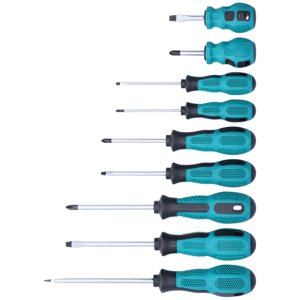 Organisateur de tournevis, Petit tournevis Jeu de tourne-vis croisé 9Pcs Professionnel pour la maison à améliorer pour l'artisanat pour