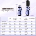 thumbnail image 3 of Costway Ladies Womens Complete Golf Clubs Set 10 Pieces Includes Alloy Driver Purple, 3 of 10