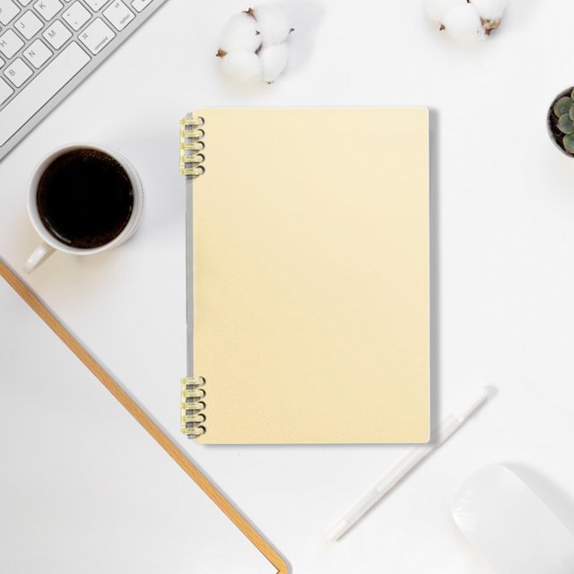 Fwttom Paper Notebook, Loose-Leaf Notebook with High Appearance & Thickened Shape Student Detachable Notebook Stationery