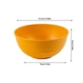 thumbnail image 3 of Natural Wheat Fiber Cereal Bowl | Large 19.5x9cm | Dishwasher & Microwave Safe | Stackable & Unbreakable | For Soup, Oatmeal, Pasta & Ice Cream, 3 of 5