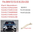 thumbnail image 3 of Replacement For x5 F15 2014-2016 Car Inner Trim Door Pull Handle Right Grips Automotive Accessories 51417345334, 3 of 5