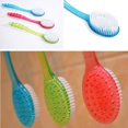 thumbnail image 3 of Bath Brush plastic Handle Back Scrubber Shower scrubber plastic handle bath Body Massager Bathing Skin Cleaning Tool, Blue, 3 of 10