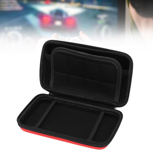 Carrying Case Compatible with for New 2DS XL 2DS LL for New 3DS 3DS, Water Resistant, Hard Shell Travel Bag with 8 Game Slot, Portable Console Protective Pouch
