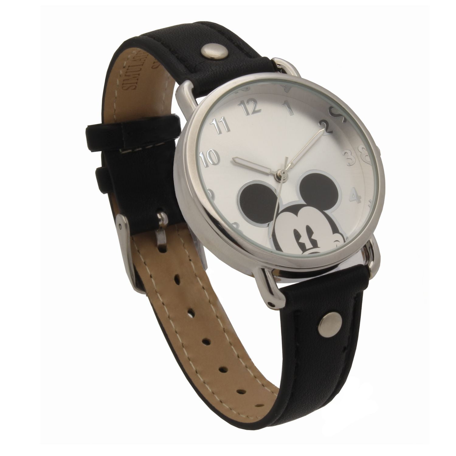Adult Spiderman Black Metal Bracelet Watch