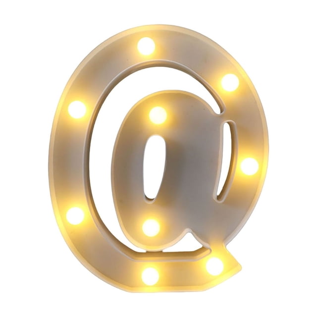 RXIRUCGD Letters Lights Alphabet Lamp LED Letter Lighting Letter Light Illuminated Letters Night Lights Decoration For Birthday Party Wedding Children’s Room