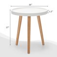 thumbnail image 2 of Gymax Ensemble de 2 Tables d'Appoint Rondes Table d'Extrémité de Canapé Table d'Accent Table de Nuit Maison, 2 of 10