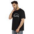 thumbnail image 4 of Inkmeso T-Shirt à Col Rond pour Hommes avec Imprimé Graphique Promoted To Daddy€ pour Papa pour la Première Fois, 4 of 7