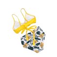 thumbnail image 4 of Gupgi Female  Spaghetti Strap Bikini Tops+ Leopard Print Bikini Panties, 4 of 9