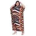 thumbnail image 3 of Oussum Caftan pour Femmes Longue Robe Maxi Caftan Manches 3/4 Robes pour Dames Filles, 3 of 7