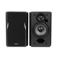 thumbnail image 2 of Edifier R1380T Powered Bookshelf Speakers, 2.0 Stereo Active Near Field Monitors, Studio Monitor Speaker, 42 Watts RMS - Black (Pair), 2 of 6