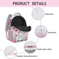thumbnail image 3 of Summer Tropical Floral Backpack - Stylish Lightweight Daypack for Commuters, 3 of 6