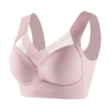 TIMIFIS Soutiens-Gorges Légers Sans Coutures en Dentelle et Maille, Soutien-Gorge Lissant au Dos, Confortable, Sans Armatures, Grande Taille, Soutiens-Gorge de Tous les Jours pour Femmes