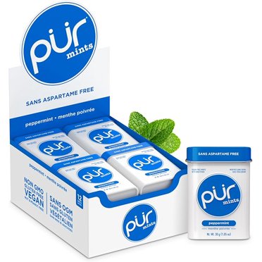 PUR Gum - Menthes - Boîte de Menthe Poivrée