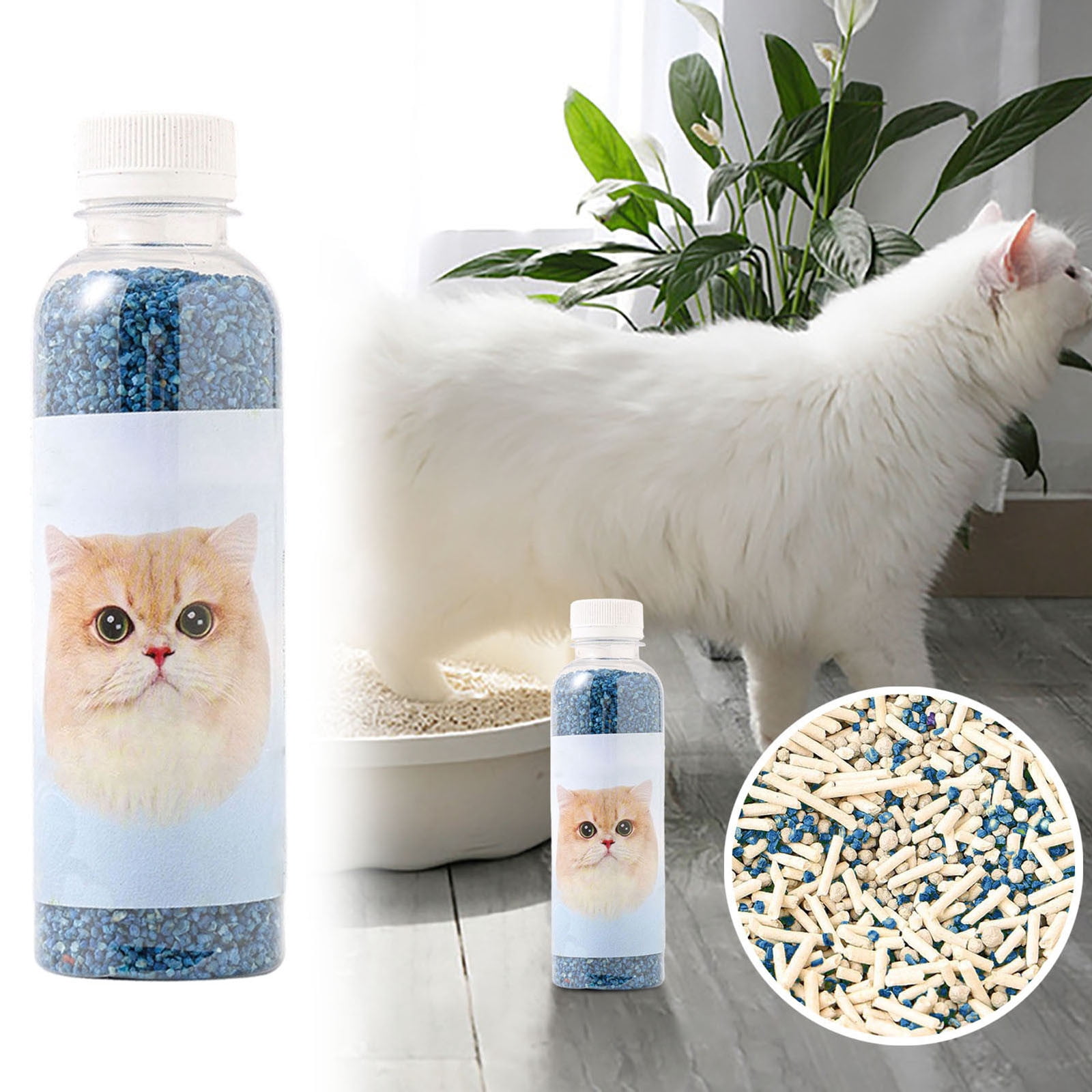 BKER Fragrant Cat Litter 250ml Absorbs And Odors Compatible With All Cat Litter Natural Ingredients Long Animal And Human Friendly