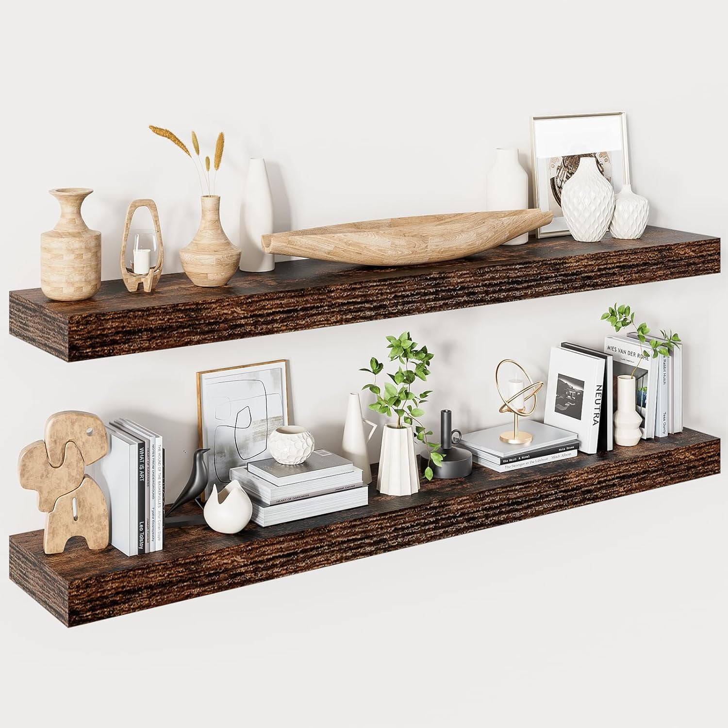 SRIWATANA Floating Shelves for Wall, Wall Shelves for SRIWATANA Floating Shelves for Wall, Wall Shelves for