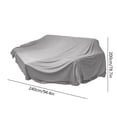 thumbnail image 2 of Elastic Furniture Dust Cover Protective Stretchable Blanket Cloth Breathable Washable Reusable for Sofa Bed Couch Refrigerator Storage Renovations 2.4x2m, 2 of 7