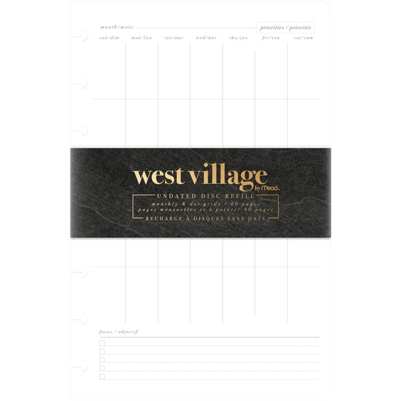 Mead WV Disc Binder Refill, Biln