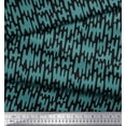 thumbnail image 3 of Soimoi Black Poly Georgette Fabric Liquid Drip Abstract Decor Fabric Printed Yard 52 Inch Wide, 3 of 3