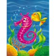 thumbnail image 1 of Hippique Hippocampe Monter Drapeau Jardin Taille, 1 of 1