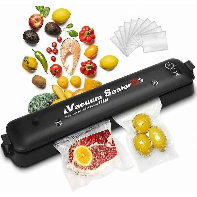Automatic Vacuum Sealer, Sous Vide Compatible Sealing Machine For Vegetables Fruits, Moist Fresh Modes Ensuring Consistent Sealing, Dual Heat Sealing