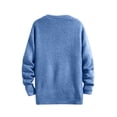 thumbnail image 5 of Grrvtrz Men's Casual Long Sleeve Deep V Neck Button Down Sweater Comfy Solid Color Sweater Coat Rib Knit Cardigan Sweaters, 5 of 5