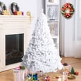 thumbnail image 1 of Costway 5Ft Artificial PVC Christmas Tree W/ Stand Xmas Holiday Decor White, 1 of 8