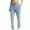 Light Blue, variant on Jalioing High Waist Yoga Pants for Women Solid Stretchy Ankle Length Workout Trousers Drawstring Waist Lounge Pants